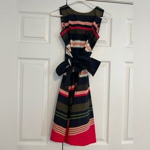 Ann Taylor Factory Multicolor Striped Dress